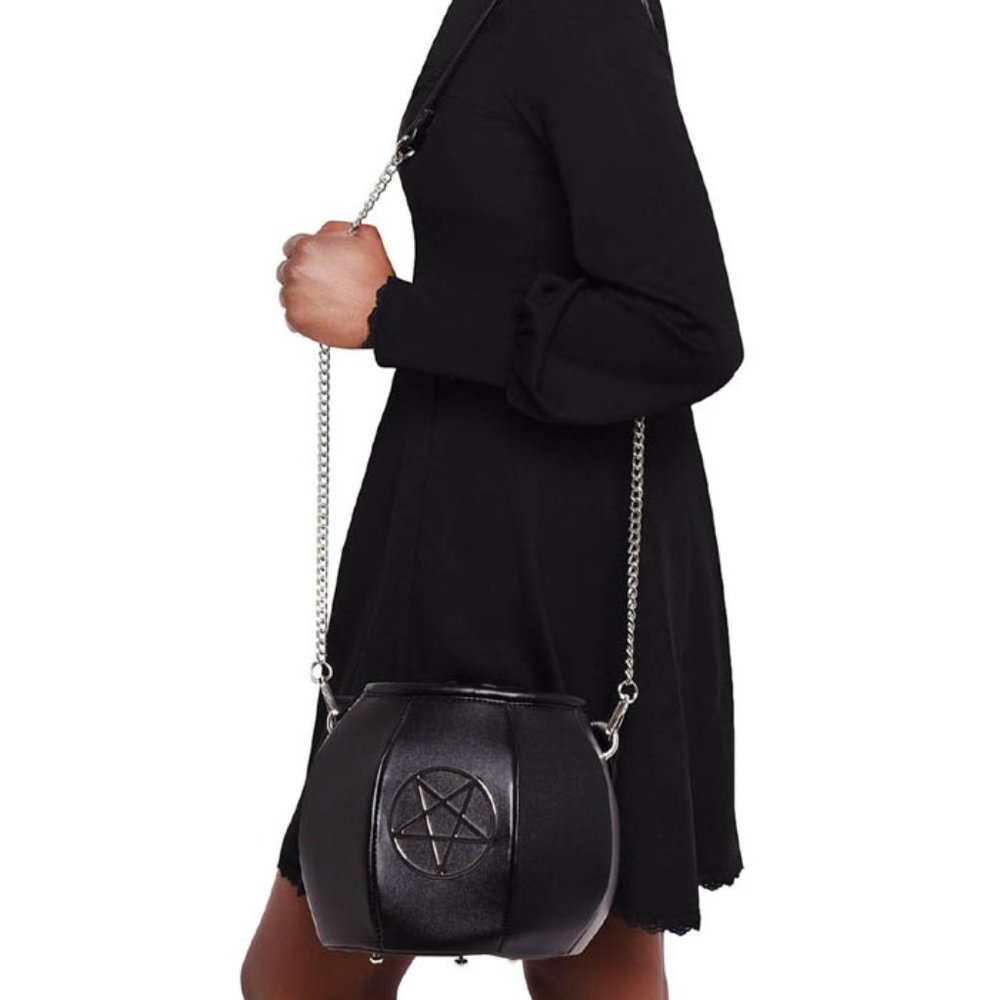 Killstar witch Cauldron Handbag Purse nwt RARE - Picture 6 of 16
